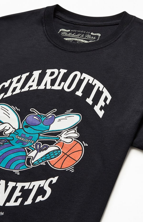 Mitchell & Ness Charlotte Hornets NBA T-Shirt Multiple Sizes NEW WITH TAGS