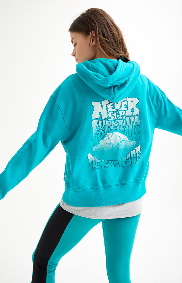 Logo Haze Crop Hoodie