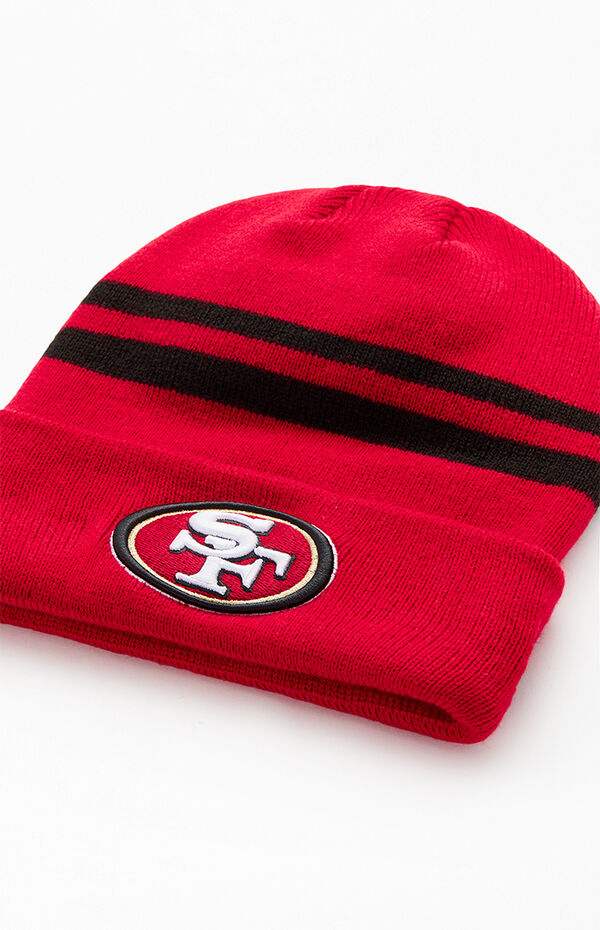 New Era 49ers SF Striped Beanie | Pacsun display picture 2