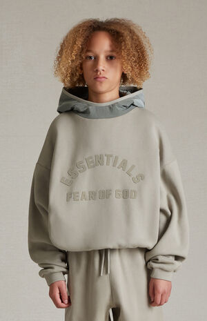 Essentials Seal Nylon Fleece Hoodie image number 1