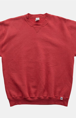 Red '90s Russell Crew Neck Sweatshirt image number 2