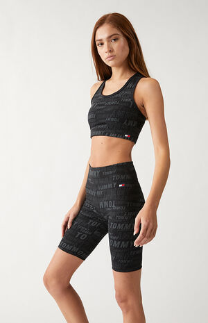 Monogram Print Sports Bra image number 3