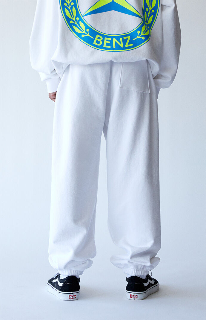 AWGE x Mercedes Benz White Sweatpants PacSun