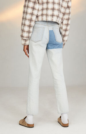 Eco Repair Stripe Dad Jeans image number 4