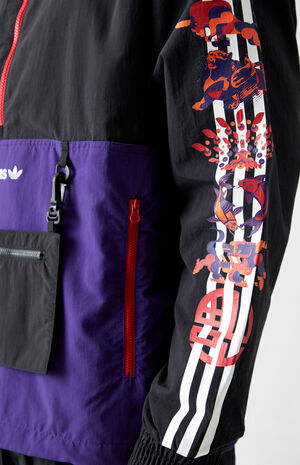 adidas LNY Half-Zip Windbreaker Jacket | PacSun