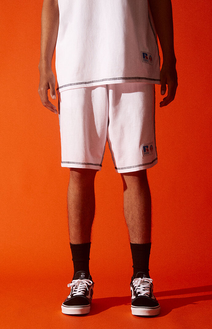 x Russell Athletic White Volley Shorts