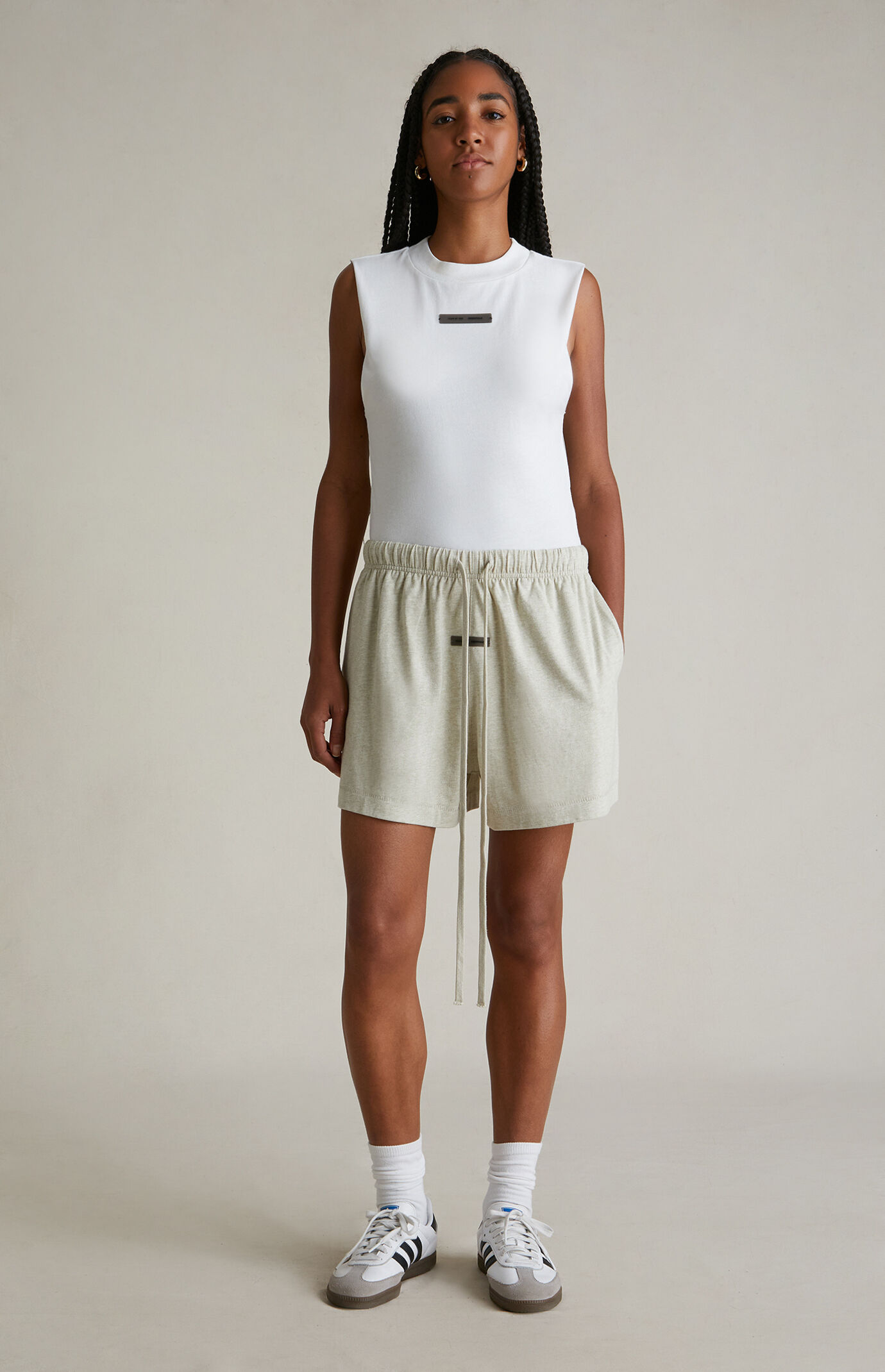 ★GOAL STUDIO★ ESSENTIAL AIR DRY TEEWHITE G4MTS102WT 골스튜디오(GOALSTUDIO) ESSENTIAL AIR DRY TEE-WHITE - 사이즈