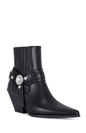 Women's Lenkov Faux Leather Western Booties image number 2