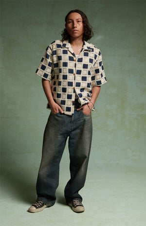 by Pacsun Dylan Baggy Jeans Dark Blue image number 1