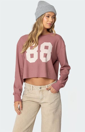 88 Waffle Long Sleeve T-Shirt image number 1