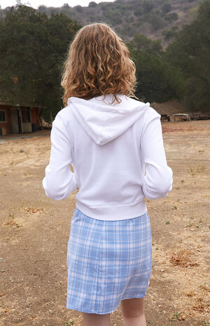 Cropped Front Zip Hoodie image number 4