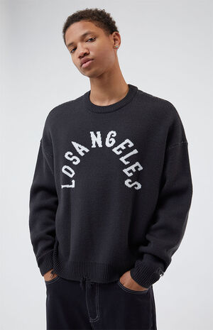 Los Angeles Destroyed Cropped Sweater image number 1