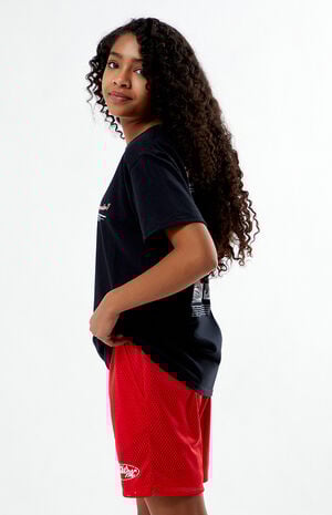 Club Pac Red Mesh Soccer Shorts image number 6