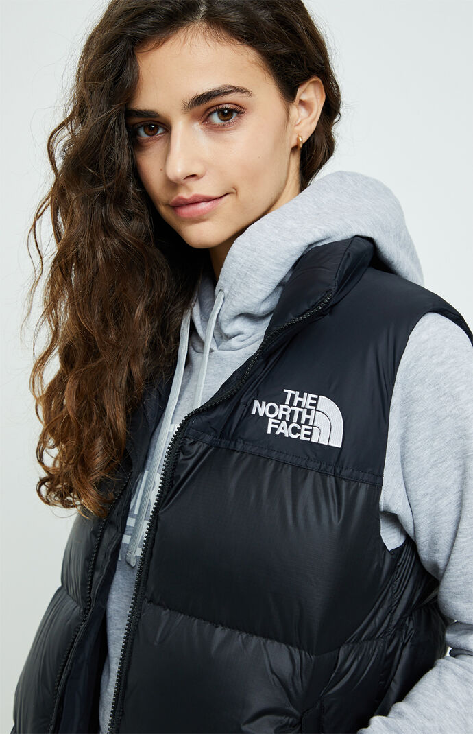 Black 1996 Retro Nuptse Vest