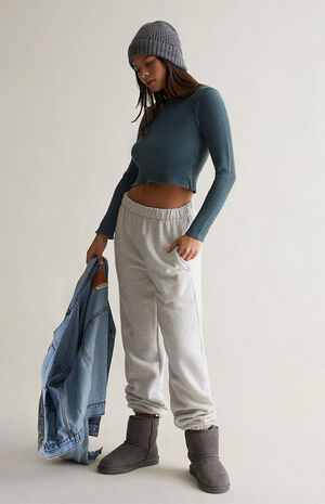 Waffle Knit Long Sleeve Top image number 2