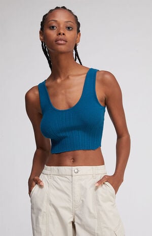 Variegate Bustier Tank Top image number 1