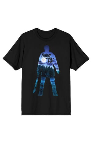 Friday the 13th Jason Silhouette T-Shirt image number 1