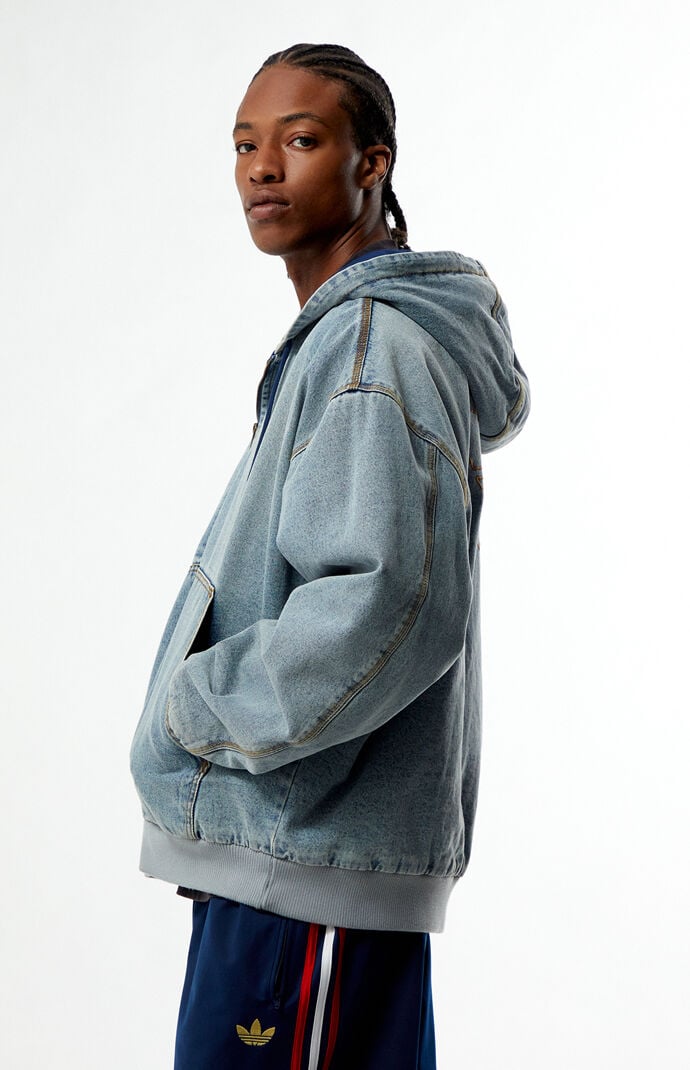 adidas Denim Hooded Jacket