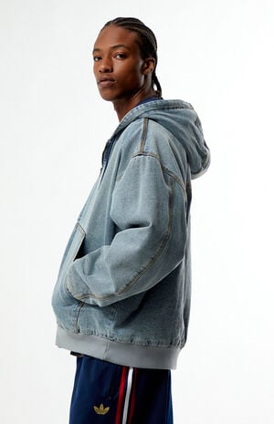 Denim Hooded Jacket image number 3