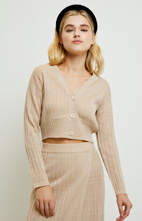 Embracing Me Lurex Ribbed Sweater