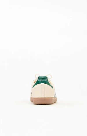 White & Green Samba OG Shoes image number 3