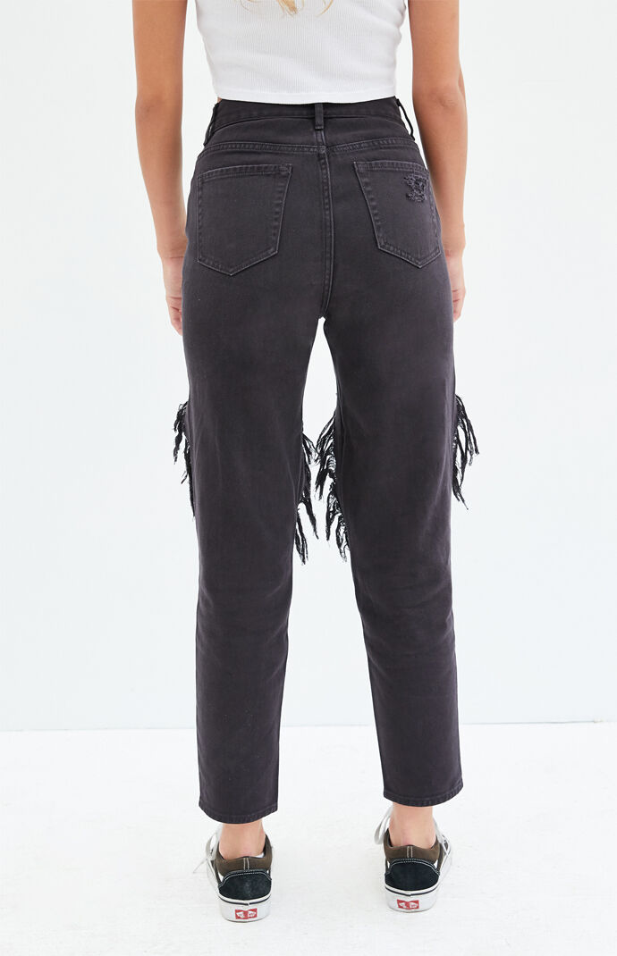Black Ultra High Waisted Slim Fit Jeans