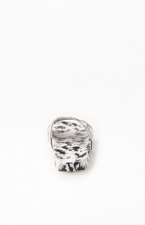 Women's White IPO Mystic Slide Sandals image number 3