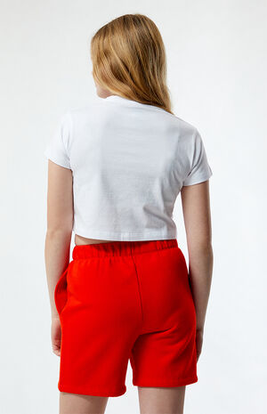 x PacSun Kids Racing Cropped T-Shirt image number 4