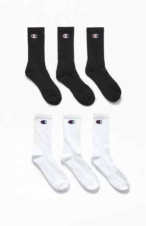 6 Pack Logo Crew Socks image number 3
