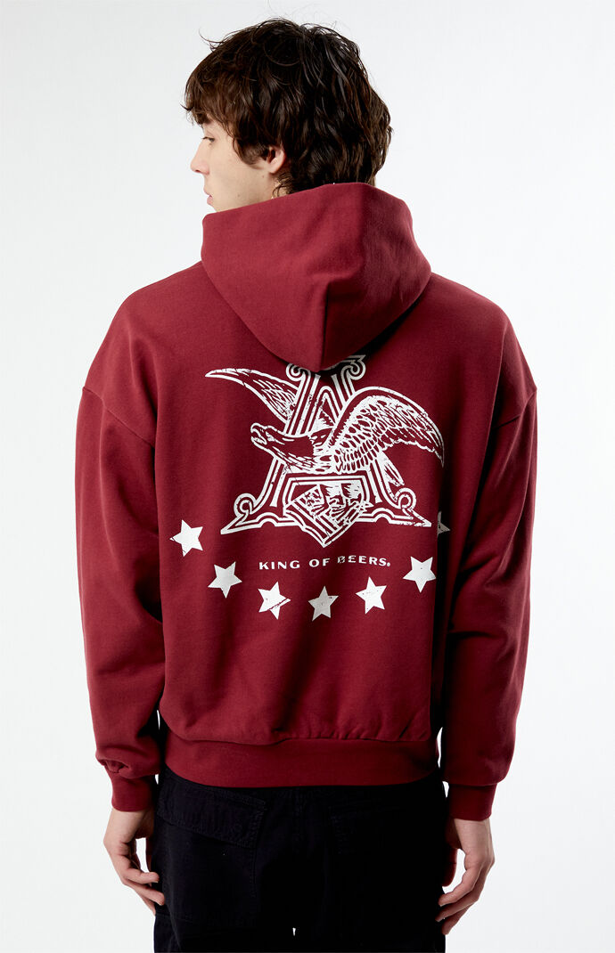 Red champion hoodie pacsun hot sale