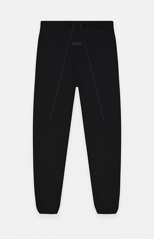 Women's Jet Black Sweatpants image number 1