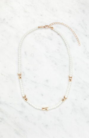 Playboy By PacSun Bunny Beaded Charm Necklace PacSun