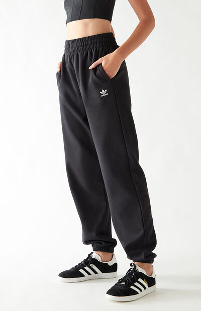 adidas Black Essential Sweatpants | PacSun