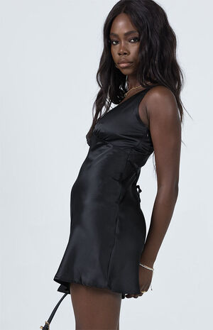 Eco Black Nellie Mini Dress image number 3