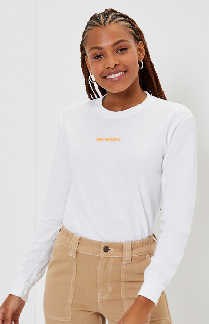Swimming Long Sleeve T-Shirt