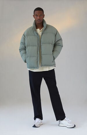 Loose Straight Menswear Fleece Pants image number 1