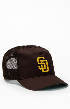 San Diego Padres Mesh Hitch Trucker Hat image number 1