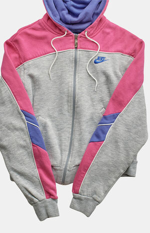 '80s Nike Color Block Full Zip Hoodie image number 3