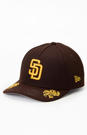 San Diego Padres 9FORTY A-Frame Wordmark Snapback Hat image number 2