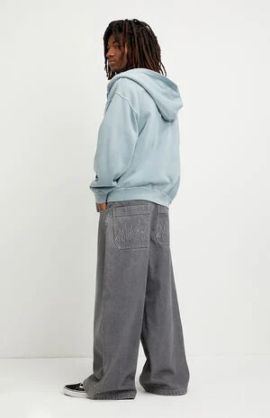 Ryder Ultra Baggy Jeans Flames Gray image number 1