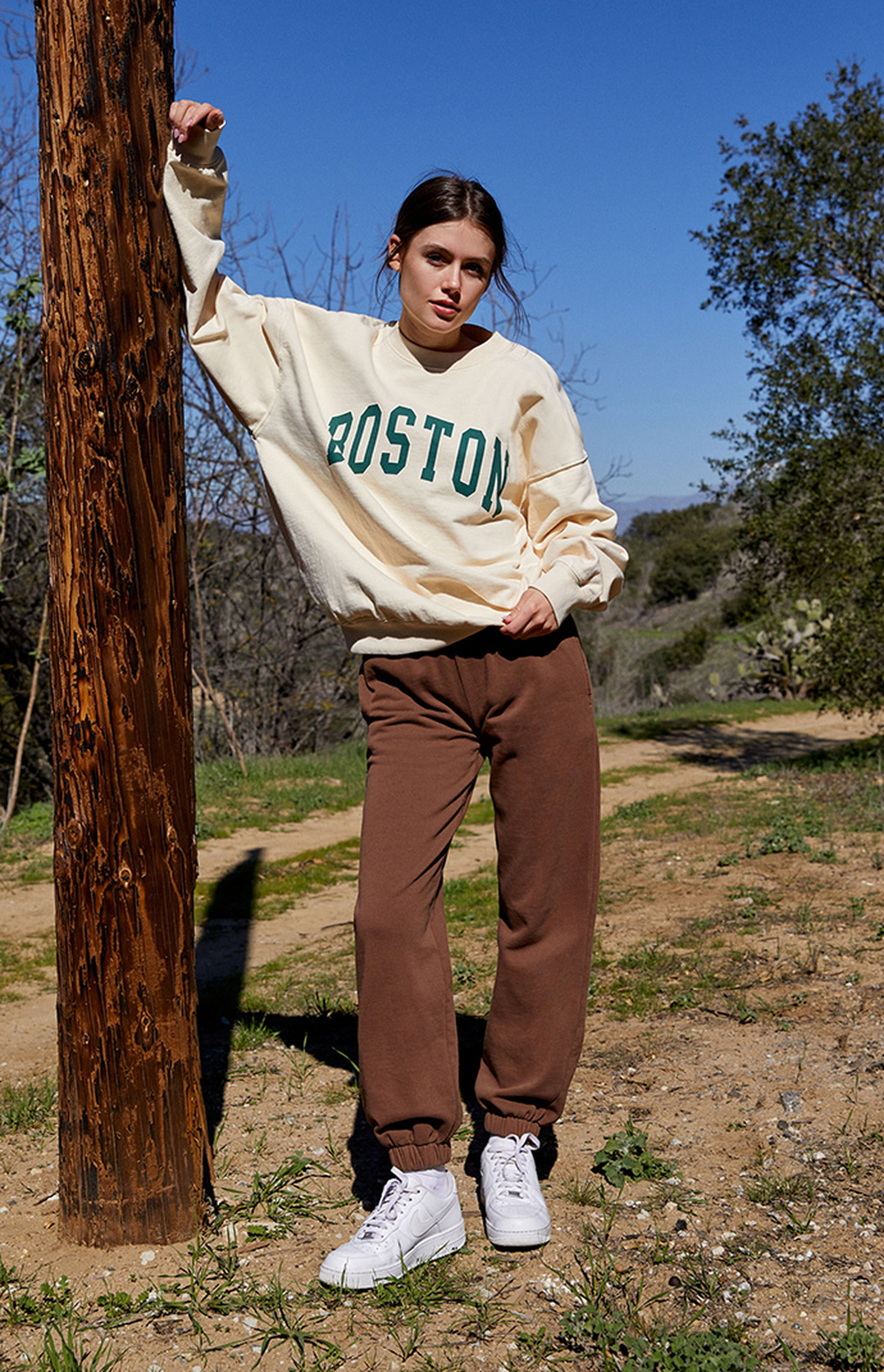 John Galt Boston Crew Neck Sweatshirt | PacSun