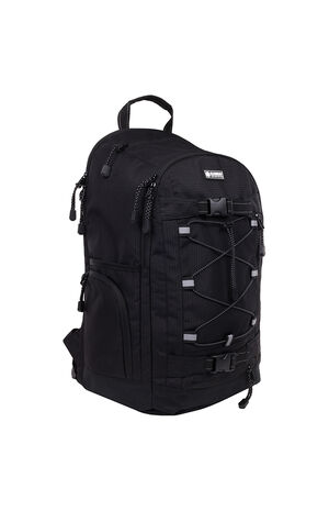 Black Logo Ripstop Backpack image number 4