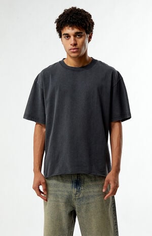 Washed Black Premium Cropped T-Shirt image number 1