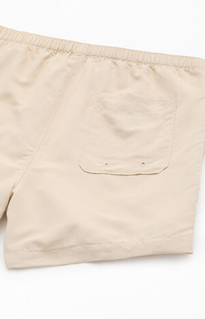 Baggy Oatmeal 4.5" Swim Trunks image number 4