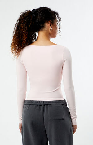 Square Neck Long Sleeve Top image number 3