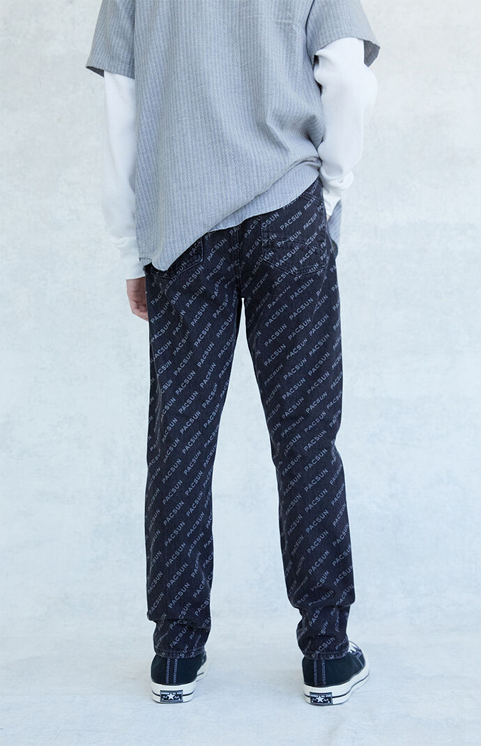 Monogram Slim Taper Rigid Jeans