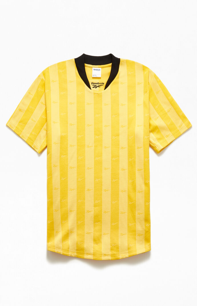 reebok t shirt yellow