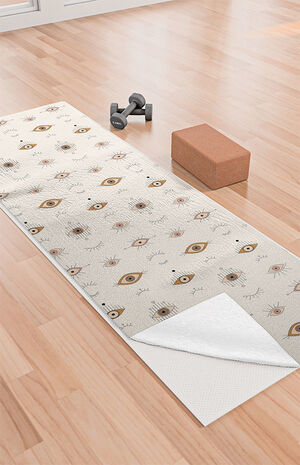 The Optimist Evil Eye Yoga Towel image number 2