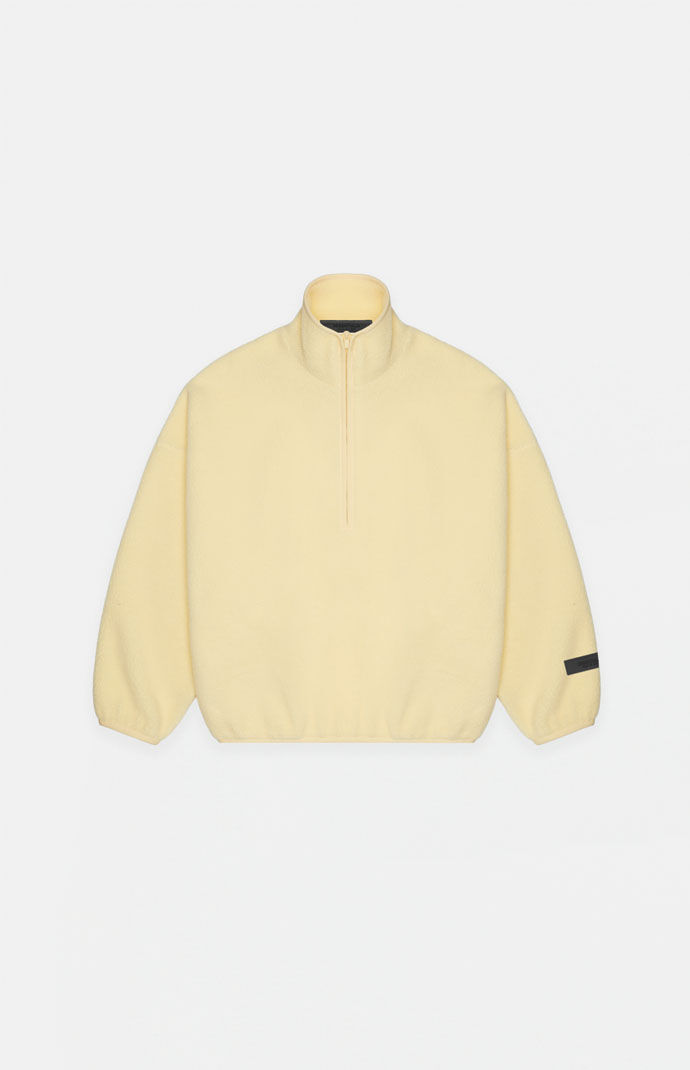 【ESSENTIALS】Nylon Fleece Hoodie/Garden Yellow Fear of God Essentials Pullover Hoodie Garden Yellow (FW23