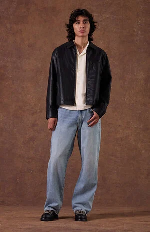 Dylan Baggy Jeans Medium Indigo image number 1